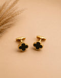 Gold Clover Cufflinks